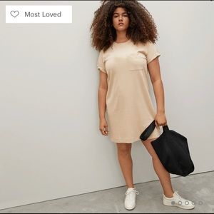 Everlane Weekend Tee dress - cream
